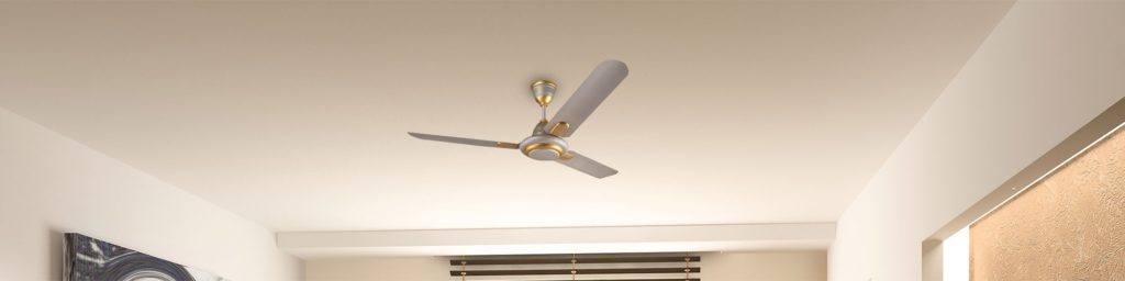 Working of ceiling fan